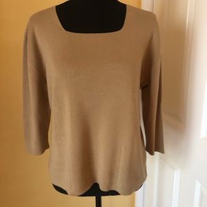 Tan Dress Barn Sweater XL